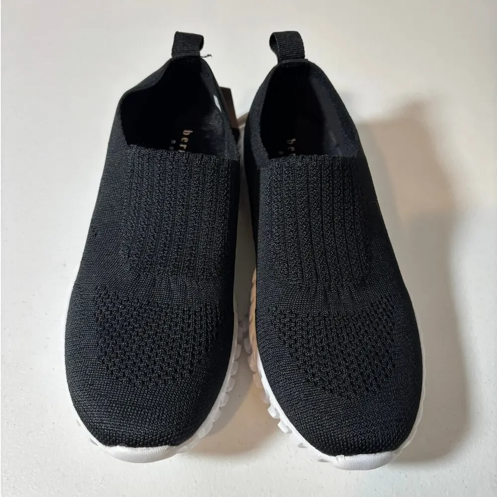 Bernie Mev NWT Size 5 (EU 36) Gravitas Vegan Slip-On Memory Foam Sneakers Black